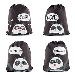 Totalcadeau Sac à dos à motif ours panda pas cher