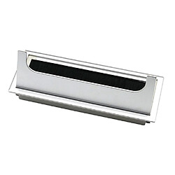 Avis Rectangle En Aluminium 28 * 8cm De Trou De Fil De Câble De Table D'œillet D'ordinateur De Bureau