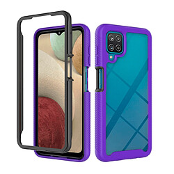 PHONECARE Coque Anti-Crash 360 Protection Résistant aux Chocs Avant et Arrière pour Samsung Galaxy M22 - Mauve