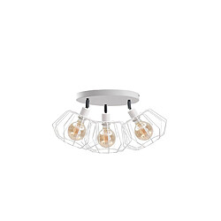 Lumière Grappes de spots de plafond Luna Blanc, 32cm, 3x E27