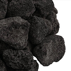 Acheter vidaXL Roches volcaniques 10 kg noir 3-5 cm