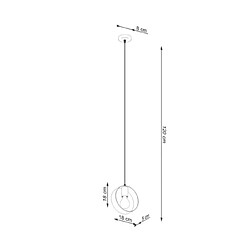 Luminaire Center Suspension Titran Acier Blanc pas cher