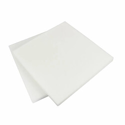 Paris Prix Lot de 2 Galettes de Chaise Mousse 40cm Blanc