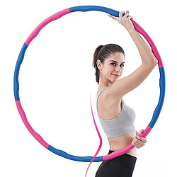 Universal Cercle de fitness pour la perte de poids et le massage, 8 cercles amovibles adaptés (bleu et rose)