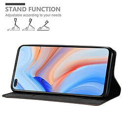 Cadorabo Coque Oppo Reno4 Z Etui en Brun