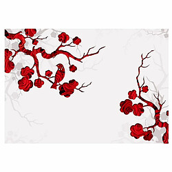 Paris Prix Papier Peint Red Bush 105 x 150 cm