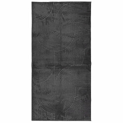 vidaXL Tapis IZA poils courts style scandinave anthracite 100x200 cm