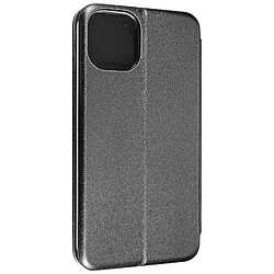 Avizar Housse pour iPhone 14 Clapet Porte-carte Support Vidéo Design élégant Noir