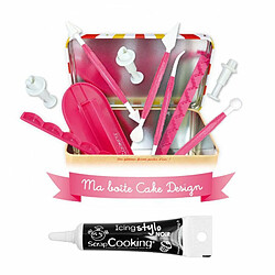 Scrapcooking Boîte à Cake design + Stylo de glaçage noir