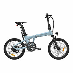 Vélo électrique pliant ADO Air 20S - Moteur 250W Batterie 36V9.6Ah Assisté Autonomie 100KM Freins à Disque Hydrauliques - Bleu