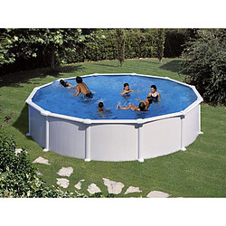 Piscine acier blanc Atlantis ronde 5,70 x 1,32 m - Gré