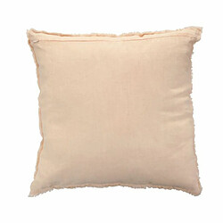 Paris Prix Coussin Déco Carré Faded 45x45cm Rose Saumon