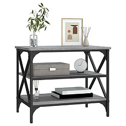 Acheter Maison Chic Meuble TV scandinave gris - Banc TV pour salon Sonoma 60x40x50 cm Bois d'ingénierie -MN93005