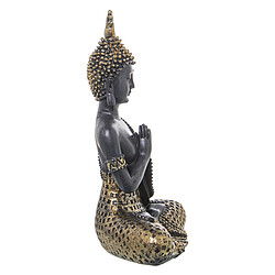 Figurine Décorative Alexandra House Living Marron Doré Acrylique Plastique Mélamine Buda