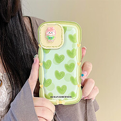 GUPBOO Étui pour iPhone13ProMax Plein écran arc d'amour japonais et coréen coque de téléphone portable niche femme