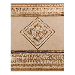 Vidal Tapis de couloir en laine 399x81 brun Darya pas cher