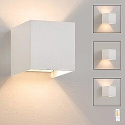 NETTLIFE Applique Murale LED Int/Ext, Blanc Chaud IP65, pour Maison, Chambre, Couloir, Cage d’Escalier