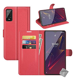 Avis Htdmobiles Housse etui portefeuille avec coque intérieure en silicone pour Wiko Power U10 / U20 + film ecran - ROUGE