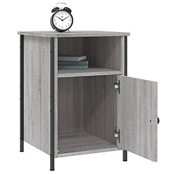 Acheter Maison Chic Table de chevet, Table de Nuit pour chambre salon sonoma gris 40x42x60 cm bois d'ingénierie