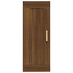 Maison Chic Armoire murale,Meuble de Rangement,Armoire Suspendue Chêne marron 35x34x90 cm Bois d'ingénierie -MN88448 pas cher