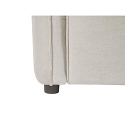 Vente-Unique Canapé 3 places en tissu beige BALAVO pas cher