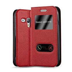 Cadorabo Coque Samsung Galaxy S3 MINI Etui en Rouge