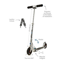 Trottinette adulte Micro Speed+ Silver