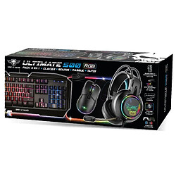 Pack GAMER Spirit Of Gamer PRO-MK500 SOURIS RGB + CLAVIER RGB + TAPIS SOURIS RGB