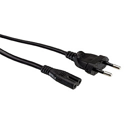 Avis ROLINE 19.07.2073 câble électrique Noir 3 m CEE7/16 Coupleur C7 (ROLINE Power Cable. Euro Plug. black. 3m)