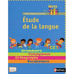 Etude de la langue CE1 : grammaire, conjugaison, orthographe, vocabulaire - Occasion