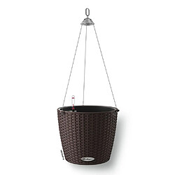 LECHUZA Jardinière suspendue NIDO Cottage 28 ALL-IN-ONE Moka