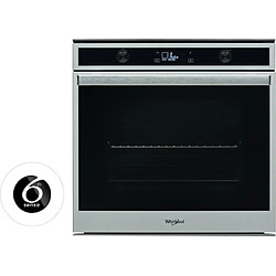 Four intégrable multifonction 73l 60cm a+ pyrolyse inox - w6om54s1p - WHIRLPOOL pas cher