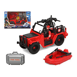 Playset Firefighters Rescue Team Rouge