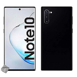 Htdmobiles Coque silicone gel fine pour Samsung Galaxy Note 10 + film ecran - NOIR