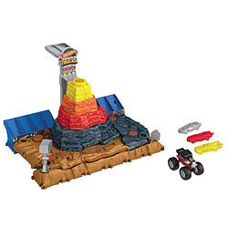 Mattel Arena Smasher avec 1 Bone Shaker et 3 Voitures à Écraser Réduit à l'Échelle 1/64 Multicolore