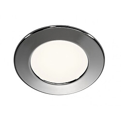 Slv DL 126 LED, encastré rond, chrome, 2,8W LED 3000K, 12V