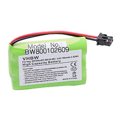 Vhbw Batterie Ni-MH 700mAh 3.6V pour HAGENUK WP300, WP300X, SL300800 remplace BT-589