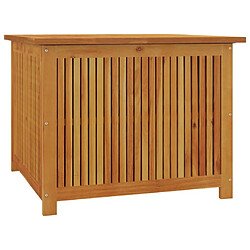 vidaXL Boîte de rangement de jardin 75x75x58 cm bois massif d'acacia