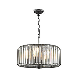 Luminaire Center Suspension Naeva Noir mat,Verre