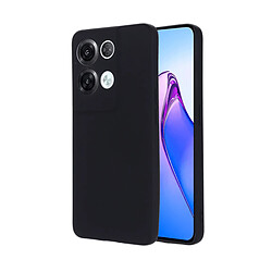 PHONECARE Coque Silicone Liquide pour Oppo Reno 8 Pro Plus 5G - Noir