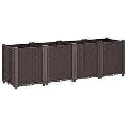 Acheter vidaXL Jardinière marron 160x40x53 cm polypropylène