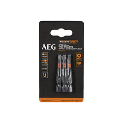 Embouts de vissage balistiques renforcés AEG - 50 mm - 3 pcs - TX20