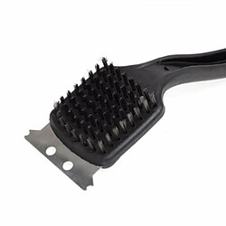 Avis Brosse à Barbecue Fils Acier 43cm Noir