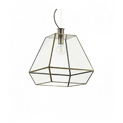 Ideal Lux Suspension Brune ORANGERIE 1 ampoule en métal