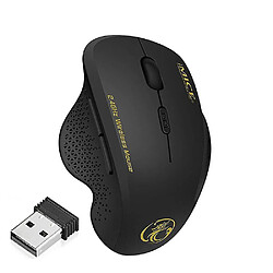 Universal Ordinateur de souris sans fil 2.4 GHz 1600 DPI Ergonomic Mouse Saving Mause Optical USB PC PC pour