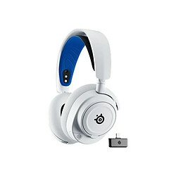 Casques avec Microphone SteelSeries Arctis Nova 7P Blanc