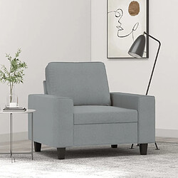 Maison Chic Fauteuil Relax pour salon | Fauteuil Gris clair 60 cm Tissu -GKD92533