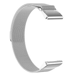 Avis Wewoo Bracelet pour montre connectée Garmin Fenix 5 Milan Metal en acier inoxydable métalargenttaille 26 mm