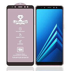 Wewoo Film de verre trempé 25 PCS 9H HD Grand Arc High Alumina Full Screen de pour Galaxy A8 + 2018