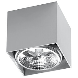 Sollux Downlights à encastrer Square Flush Gris Clair GU10